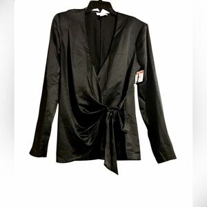 Topshop Black Blouse